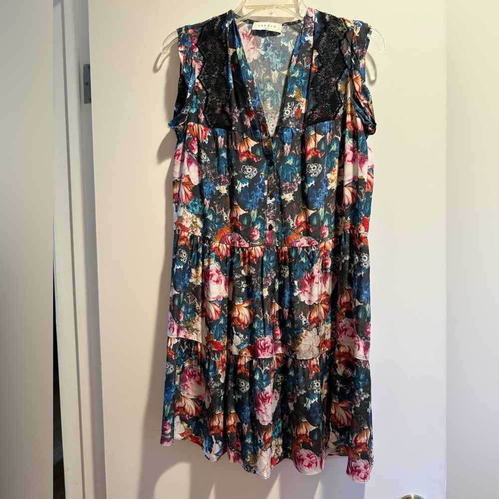 Sandro floral print dress